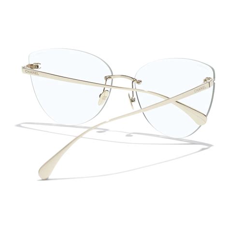 chanel glasses 3249|Cat Eye Blue Light Glasses Titanium Light Gold .